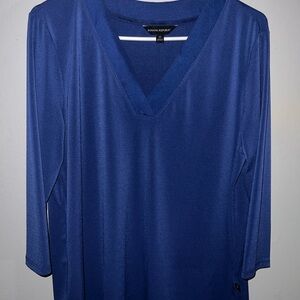 Banana Republic Women's Long Sleeve Blue Top